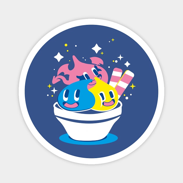 Slime Ice Cream Magnet by andrefellip